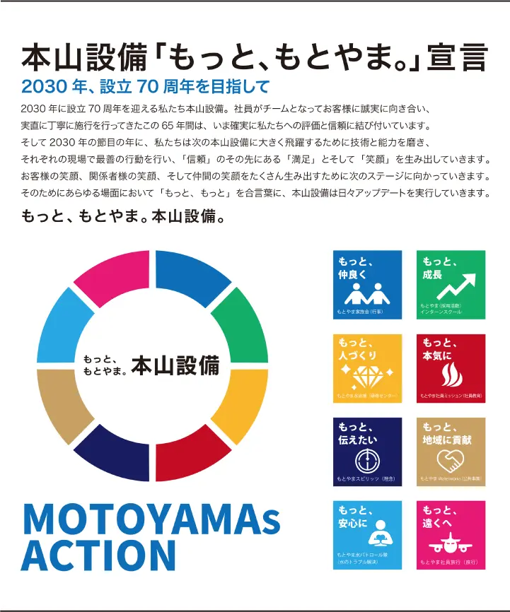 本山設備SDGsの取組
